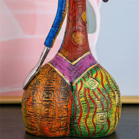 Abstrakt Skulptur Kvinna – Elegans Och Modernitet