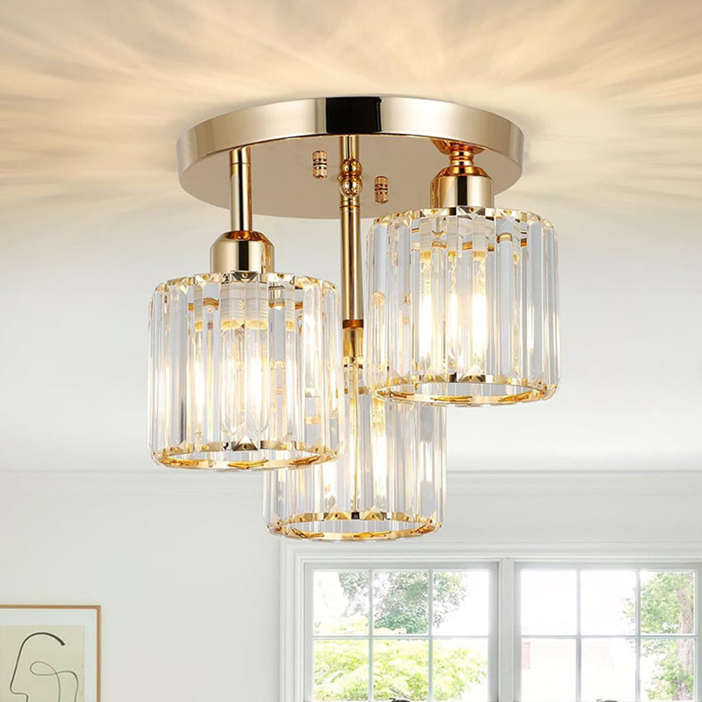 Semi-eingelassene Deckenleuchte – Moderne Eleganz und raffinierter Glanz