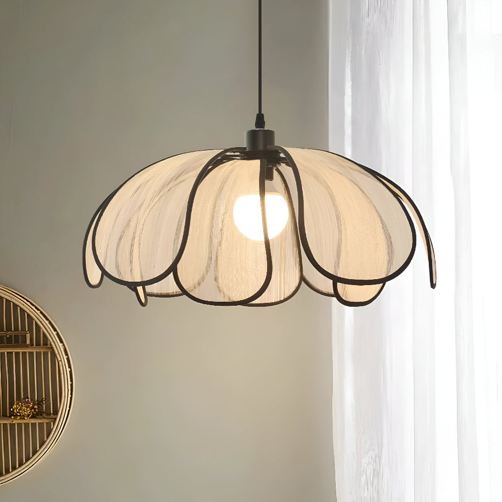 Lampă suspendată elegantă din răchită naturală - decor natural și iluminare armonioasă