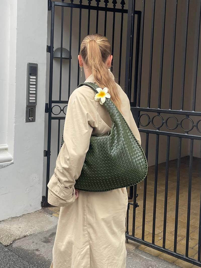 Josiane | Sac À Main Tressé – Élégance Artisanale Et Charme Intemporel