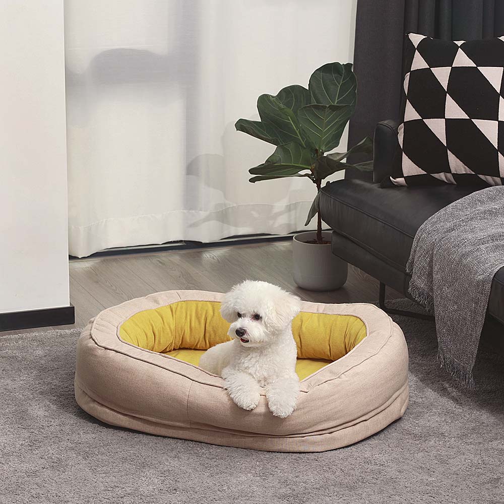 Letto a forma di ciambella per cani – Comfort e dolcezza