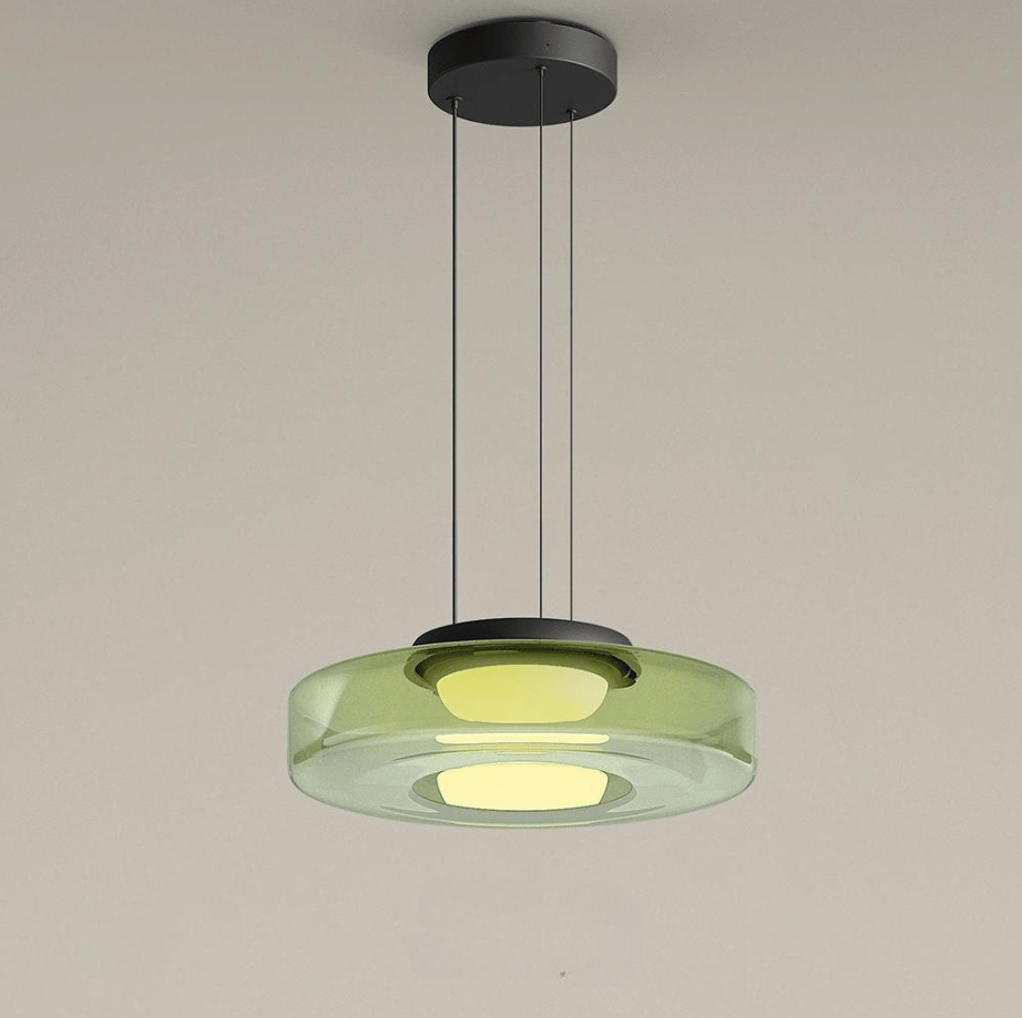 Hengelampe i glass i Bauhaus-stil - eleganse og modernitet