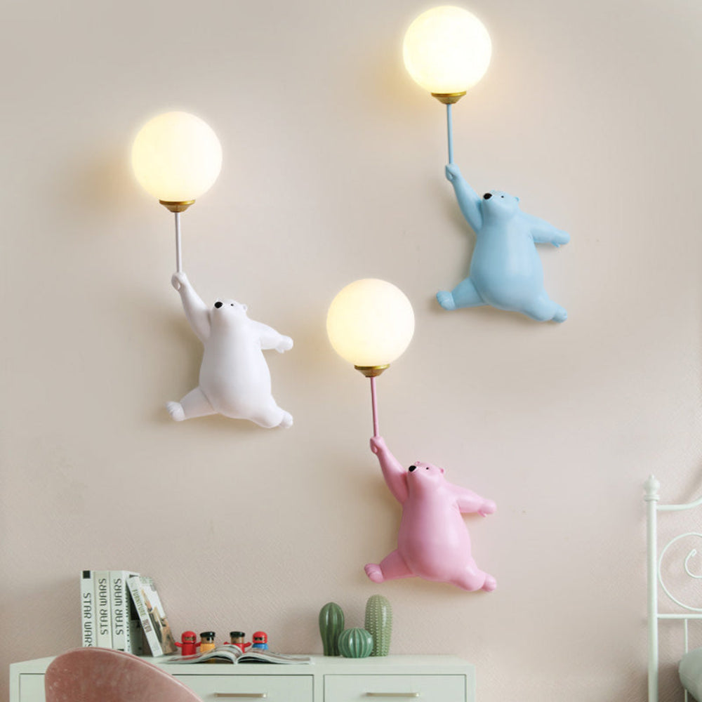 Wandleuchte Ballon – Sanftheit und Fantasie für das Zimmer