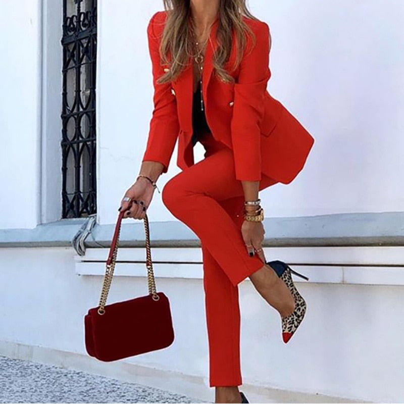 Zita | Conjunto de Blazer y Pantalón – Silueta Refinada para Mujer