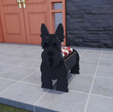 Original Blomsterkrukke — Hund Form