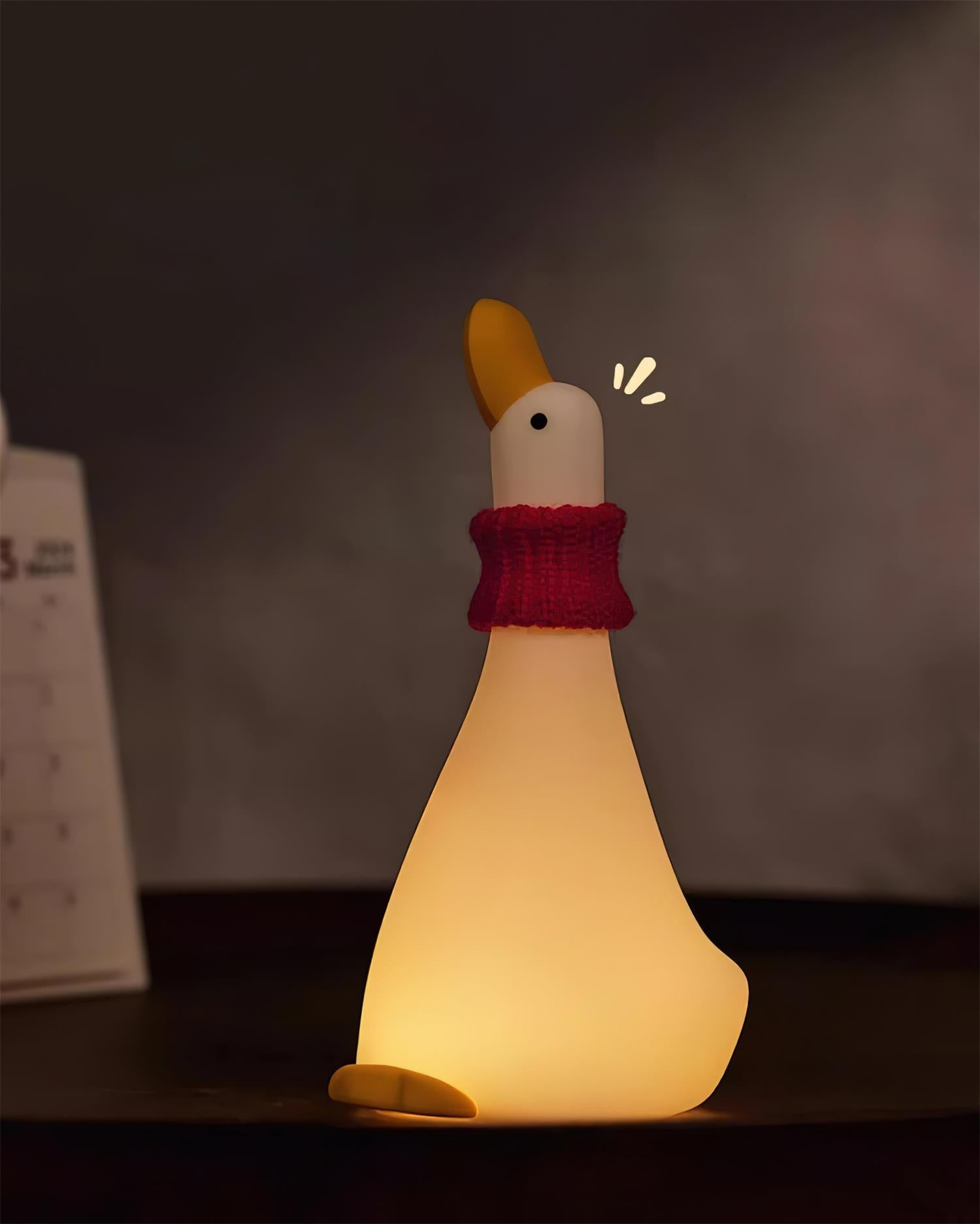 Veilleuse Oie Enchantée — Lumière Tactile & Design Apaisant