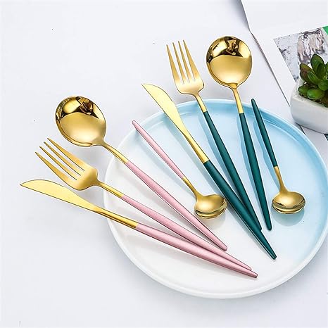 Ensemble Couverts 24 Pièces – Finition Chic Pour Table Raffinée