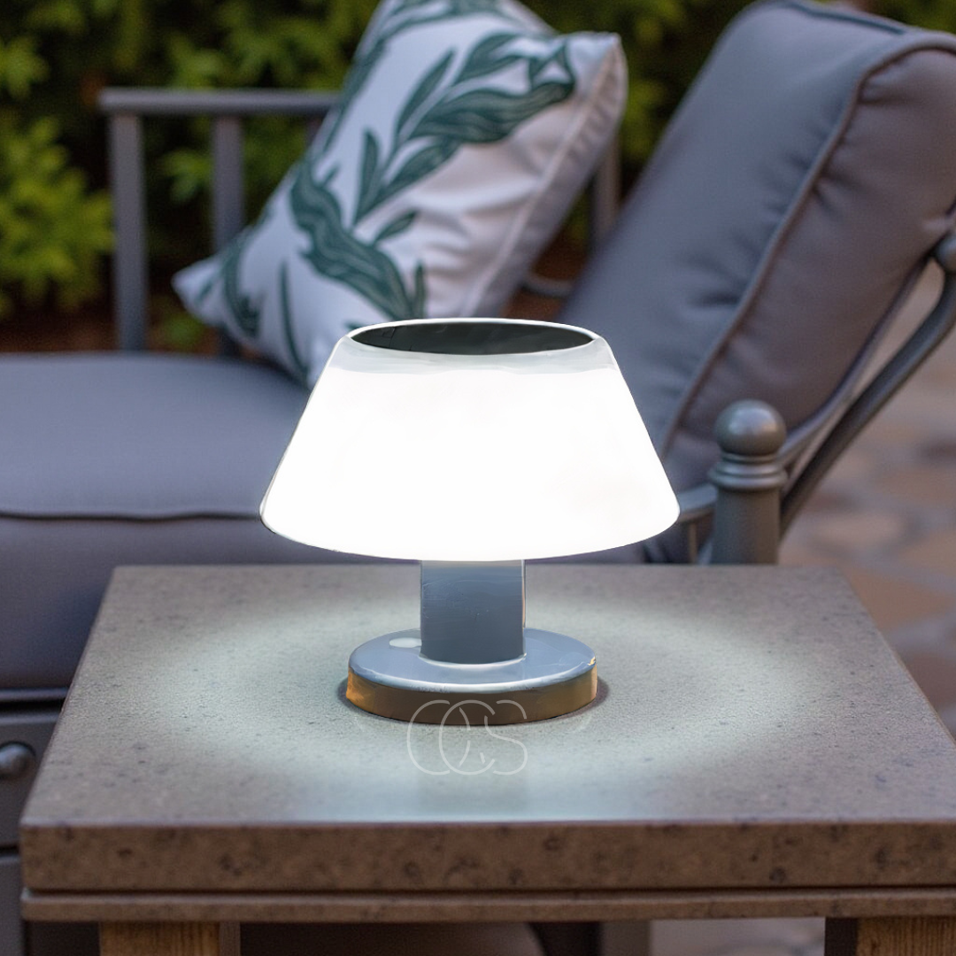 Lámpara de Mesa Solar Sin Cable – Ecológica y Práctica