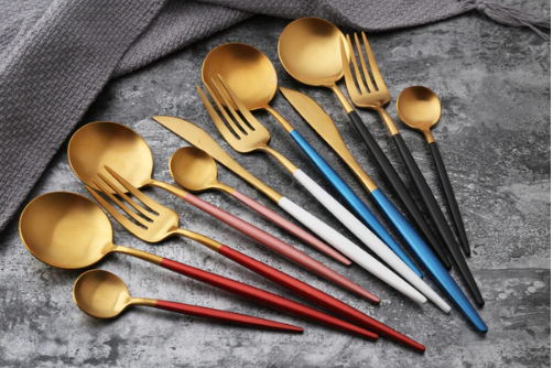 Ensemble Couverts 24 Pièces – Finition Chic Pour Table Raffinée