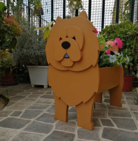 Original Blomsterkrukke — Hund Form