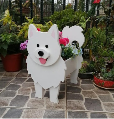 Original Blomsterkrukke — Hund Form