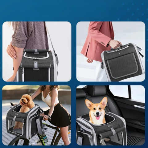 Cesta per bici estensibile per animali – Pratica e confortevole