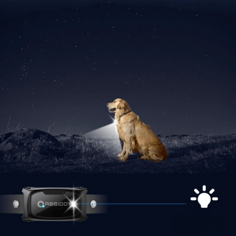 Hundträningshalsband – LED-fjärrkontroll och räckvidd 1000 m
