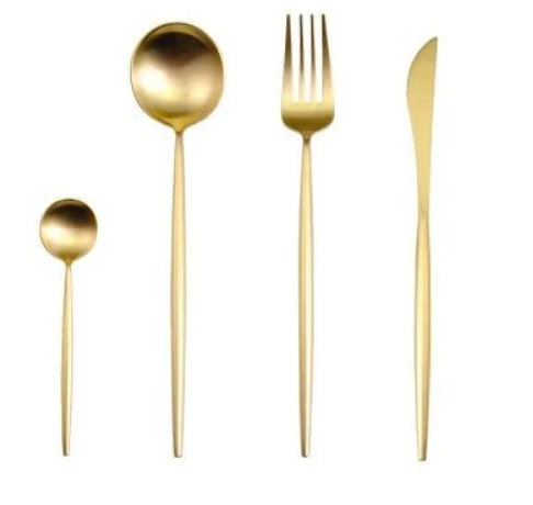 Ensemble Couverts 24 Pièces – Finition Chic Pour Table Raffinée