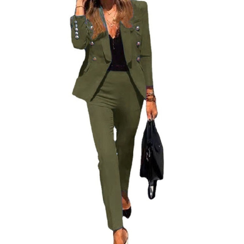 Zita | Conjunto de Blazer y Pantalón – Silueta Refinada para Mujer