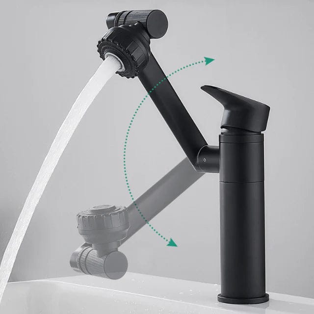 360°-os Forgatható Flexibilis Csap – Állítható Sugár és Permetezés