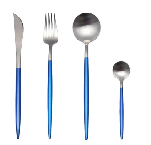 Ensemble Couverts 24 Pièces – Finition Chic Pour Table Raffinée