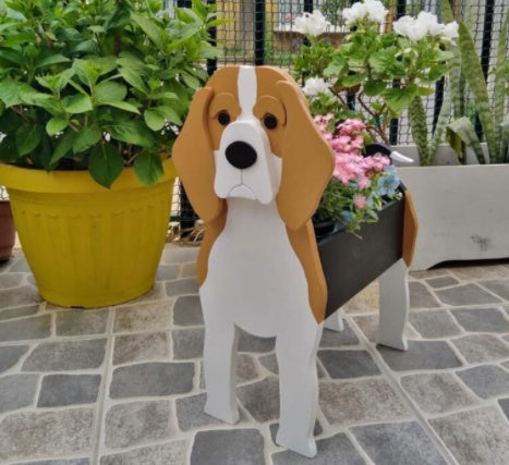 Original Blomsterkrukke — Hund Form