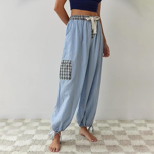 Charlotte | Pigiama Confortevole Chic A Righe E Quadri 