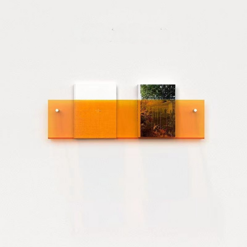 Raft de perete pentru reviste transparent – Design elegant și modern 