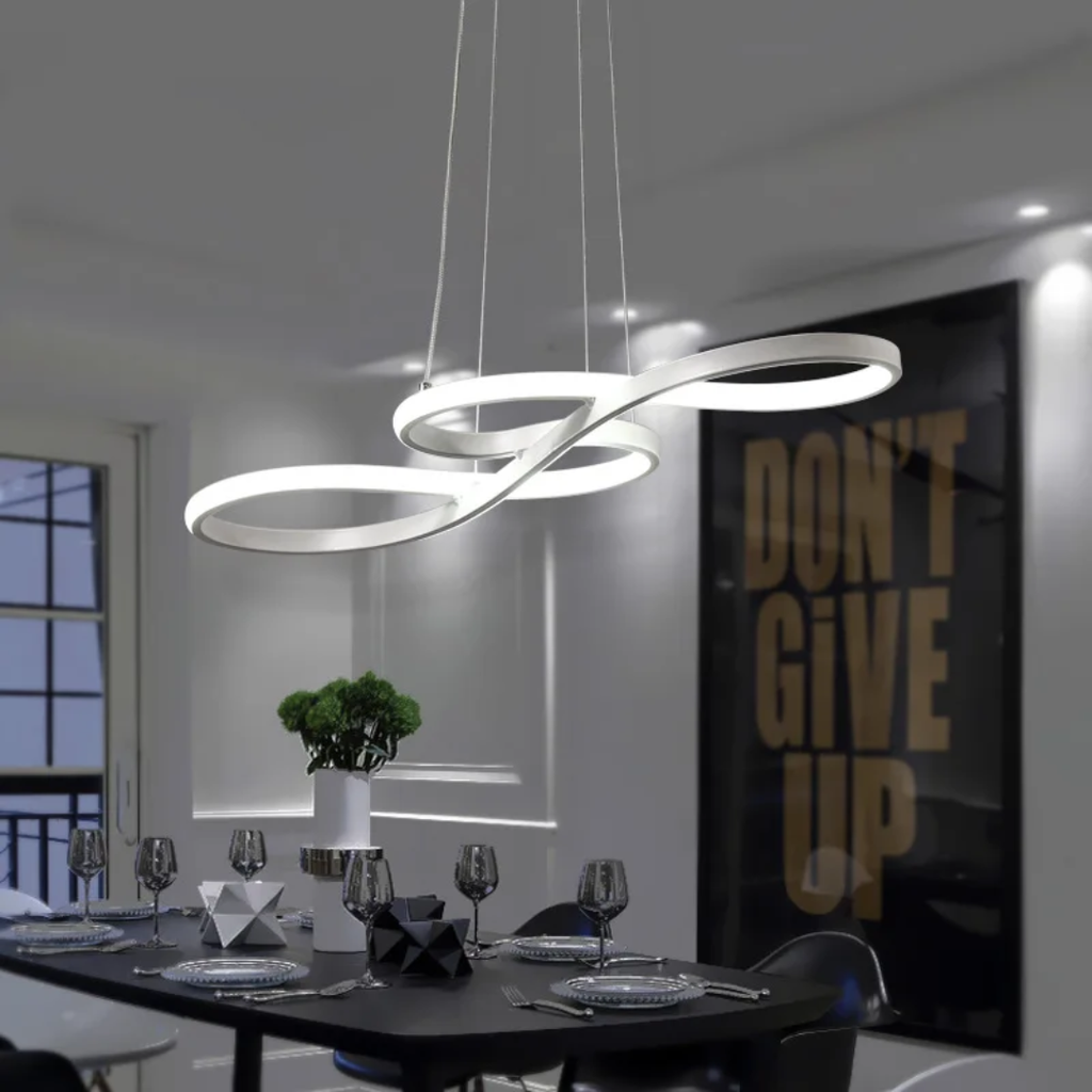 Moderne LED Oppheng i Ringer – Elegant og Futuristisk Design 