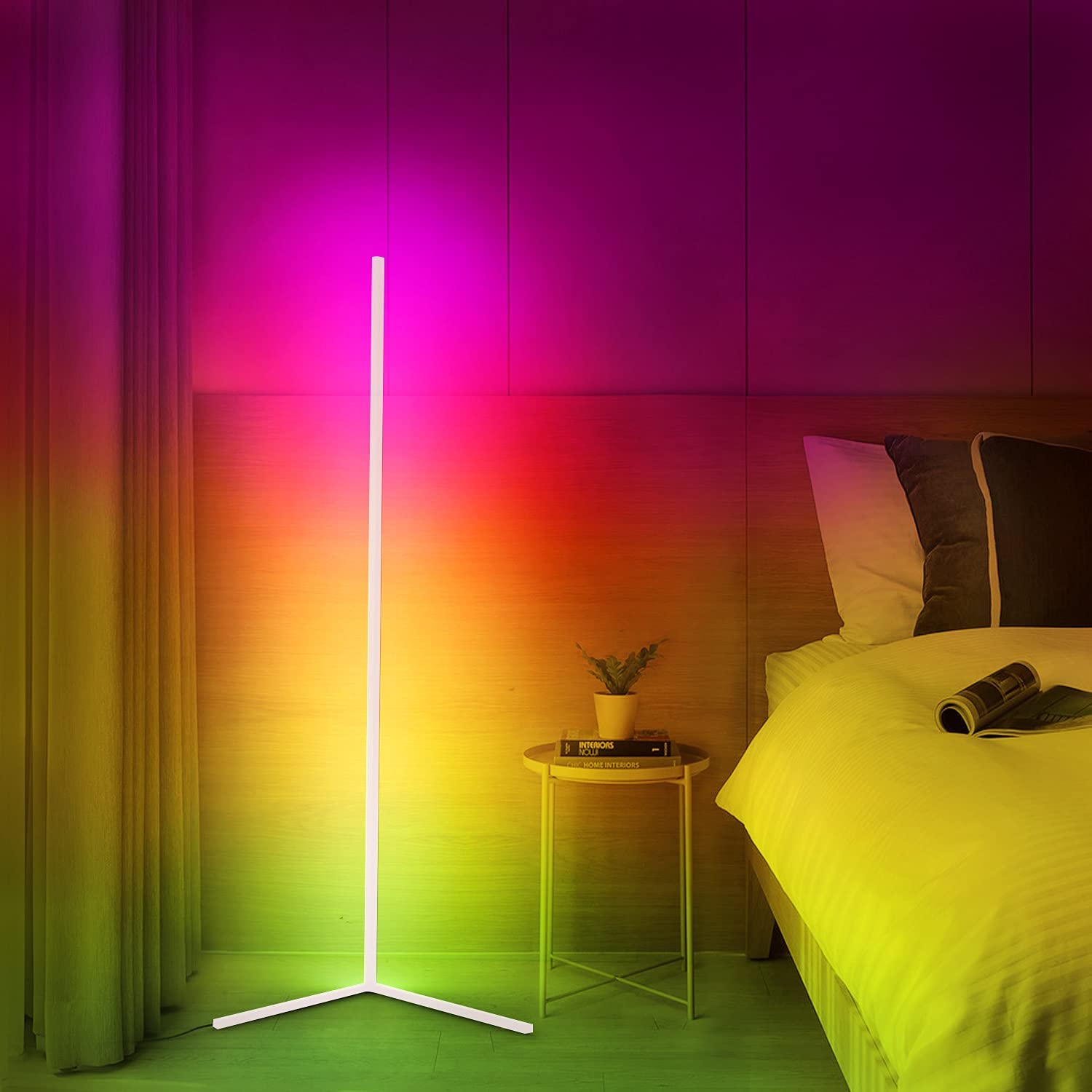 LED Rohová lampa – Ambientní osvětlení a minimalistický design 