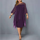 Blandine | Sukienka Wieczorowa Plus Size – Styl Elegancki i Asymetryczny Żakiet 