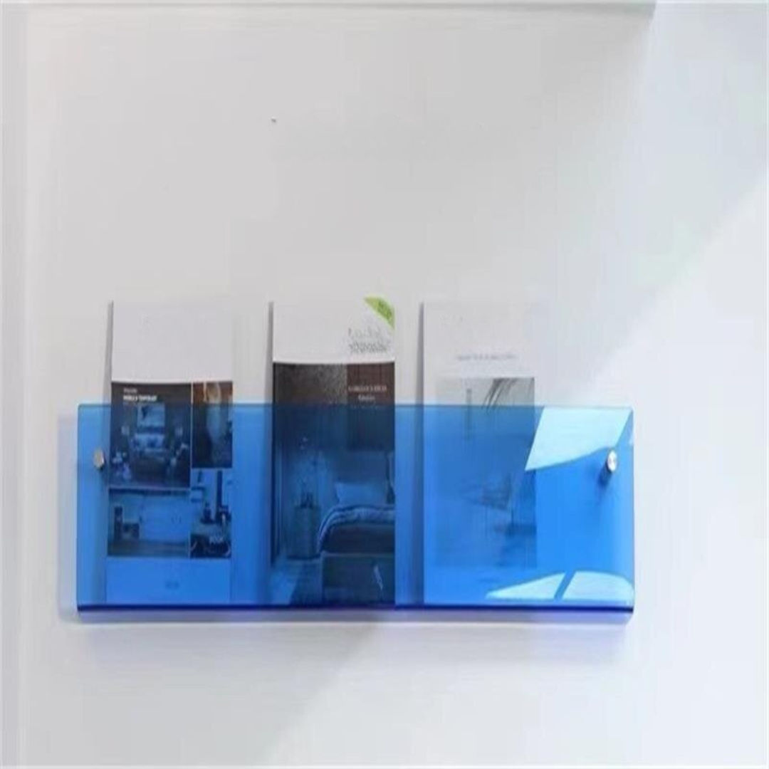 Wandrek Tijdschrift Houder Transparant – Chic En Modern Ontwerp 