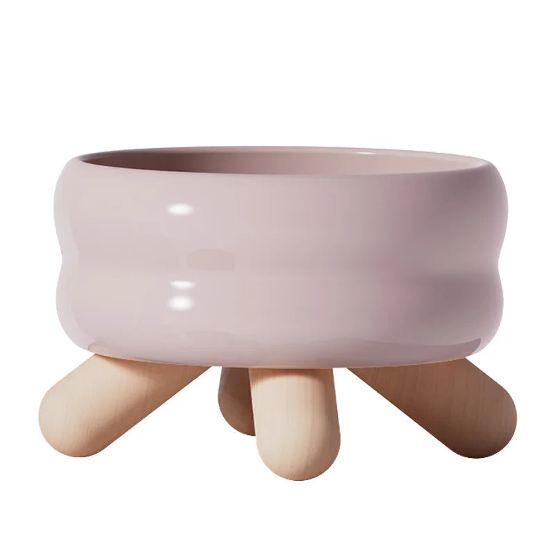 Design hævet katteskål - komfort og naturlig elegance