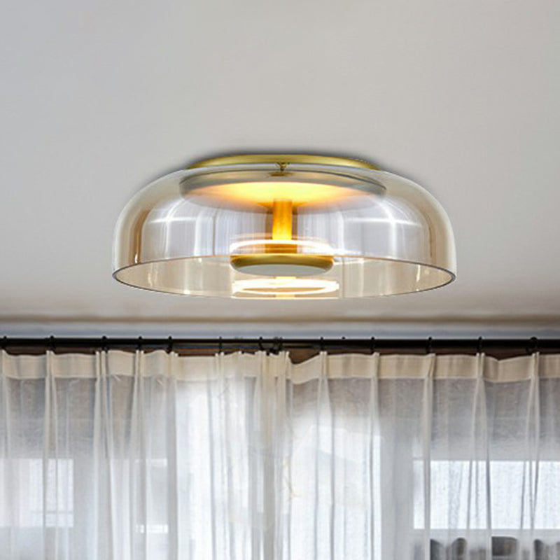 Plafonnier Led En Verre – Éclairage Élégant Et Moderne