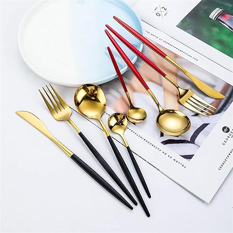 Set de Tacâmuri 24 Piese – Finisaj Elegant Pentru Masă Rafinat 