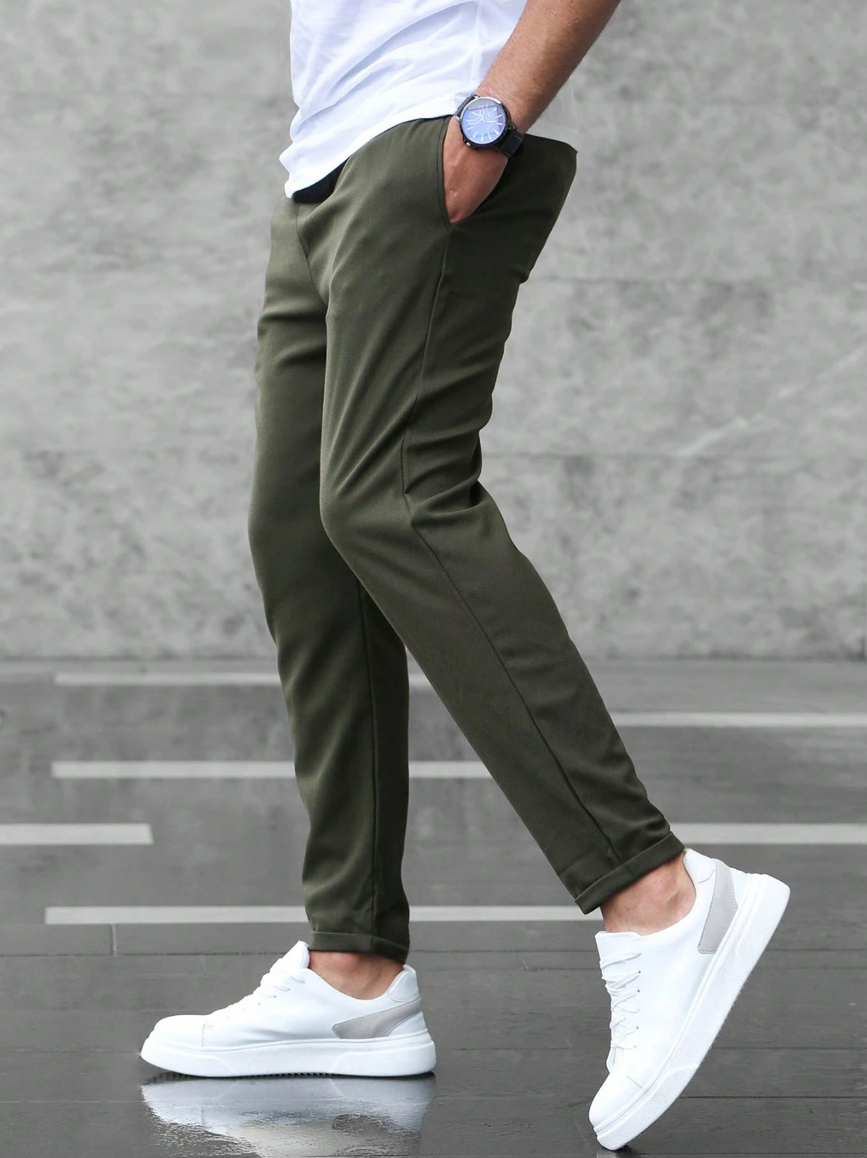 Gyan | Pantalon Casual Homme – Simplicité Et Polyvalence