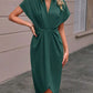 Nadia | Vestido Midi Cruzado – Elegante y Femenino 