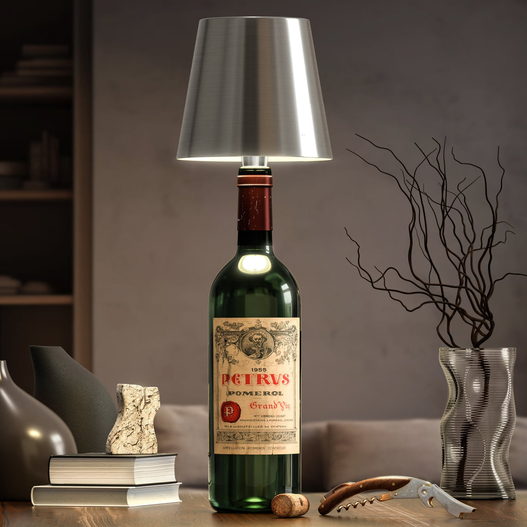Lampada LED Ricaricabile – Trasforma le Tue Bottiglie in Illuminazione 