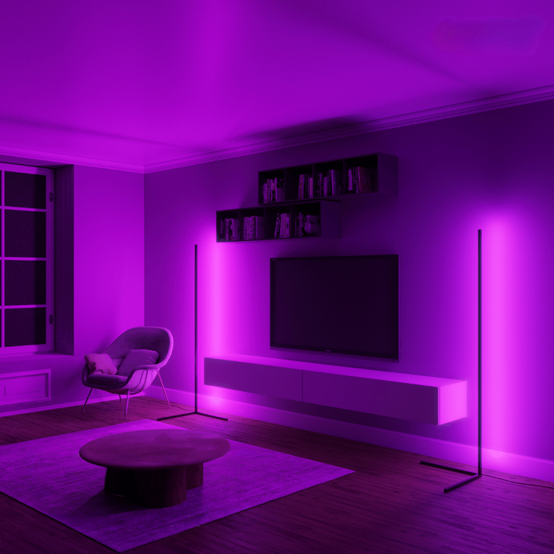 Lampada d'atmosfera ad angolo - Éclat Multicolore & Atmosphère Moderne