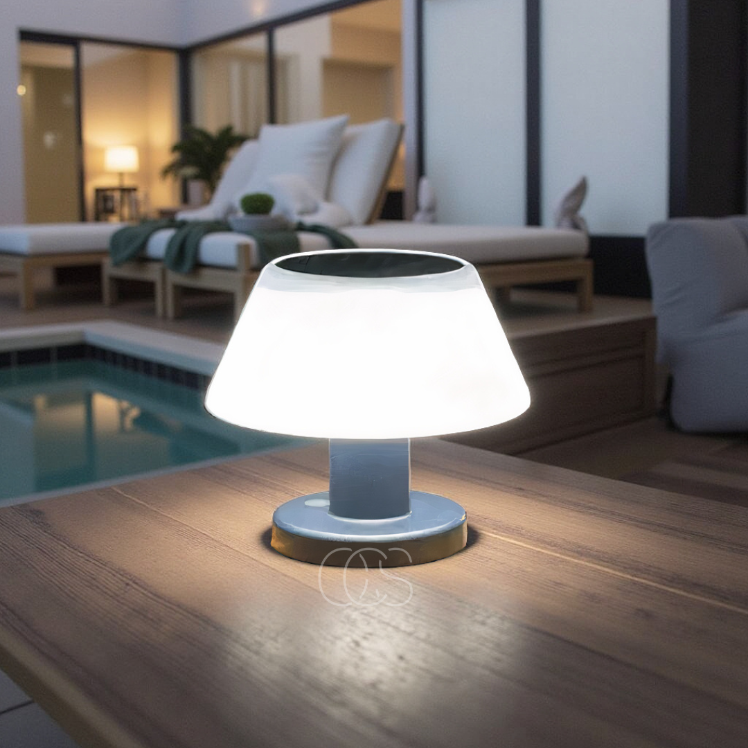 Lámpara de Mesa Solar Sin Cable – Ecológica y Práctica 