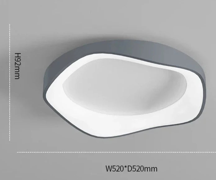 Asymmetrisk LED taklampe – Trend og eleganse 
