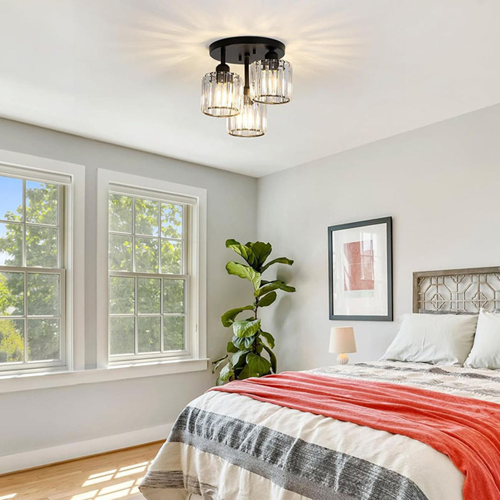 Semi-eingelassene Deckenleuchte – Moderne Eleganz und raffinierter Glanz 