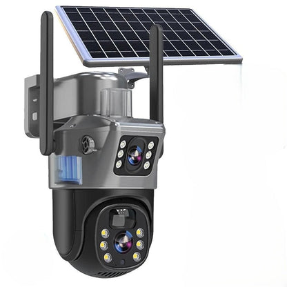 Caméra De Sécurité Intelligente – Connectivité Wi-Fi Et Énergie Solaire