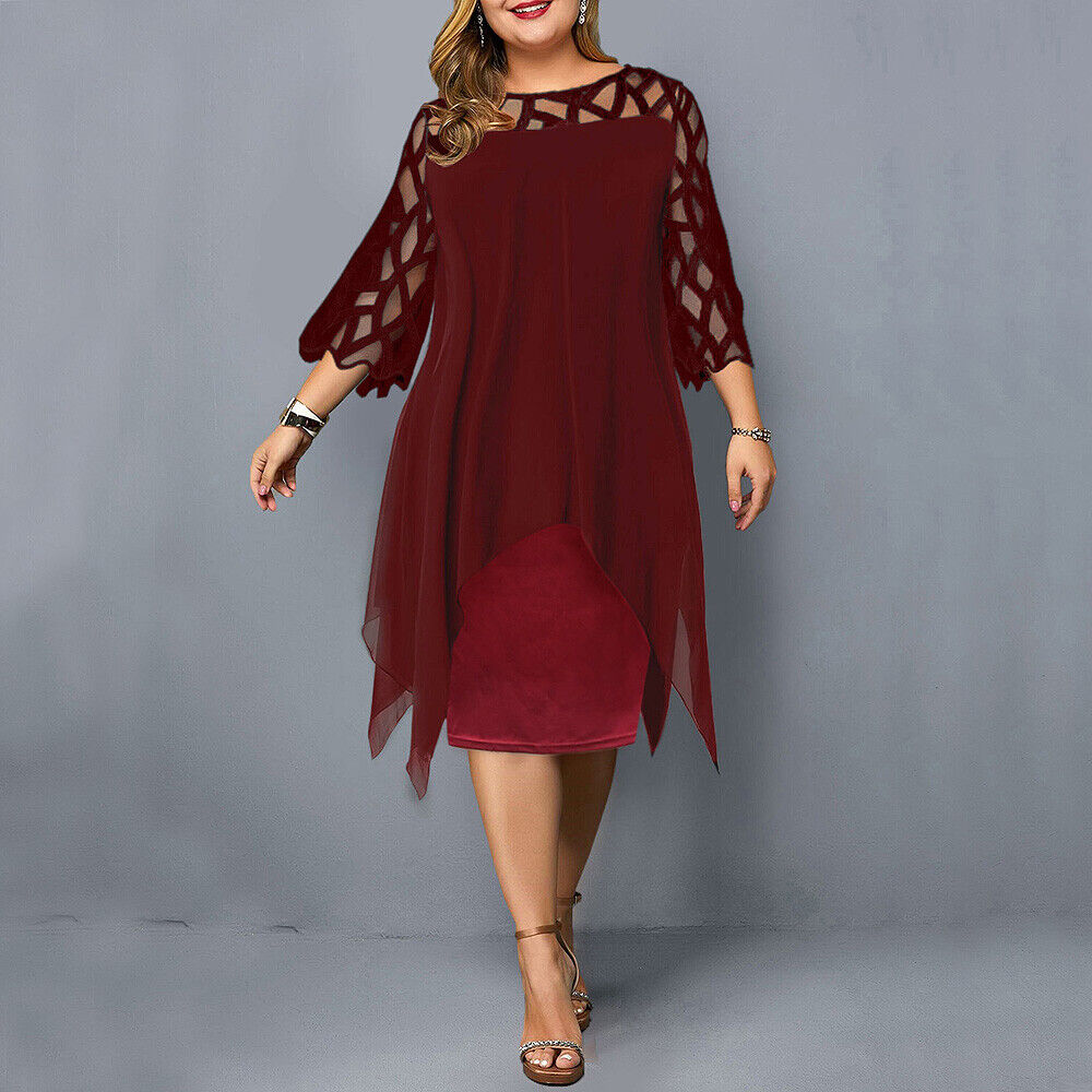 Blandine | Sukienka Wieczorowa Plus Size – Styl Elegancki i Asymetryczny Żakiet 