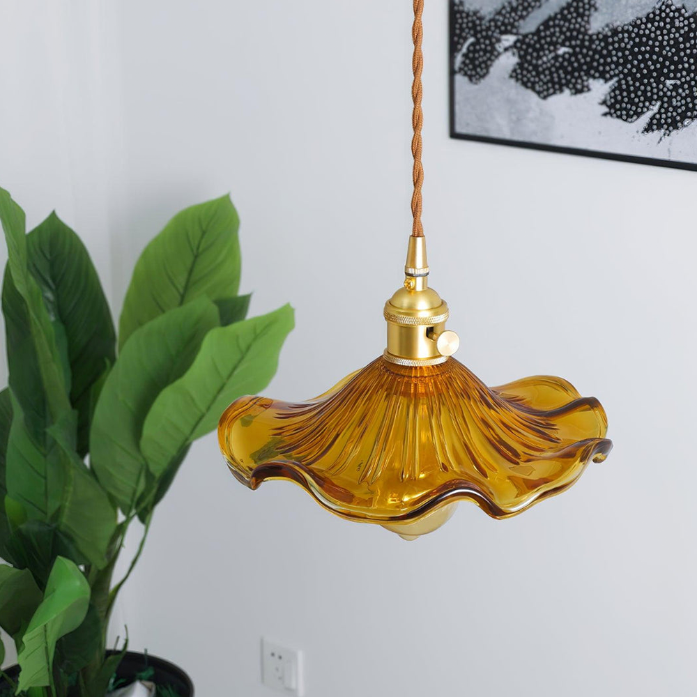 Hängande Blomma Lampa – Naturlig Charm Och Mjuk Ande 