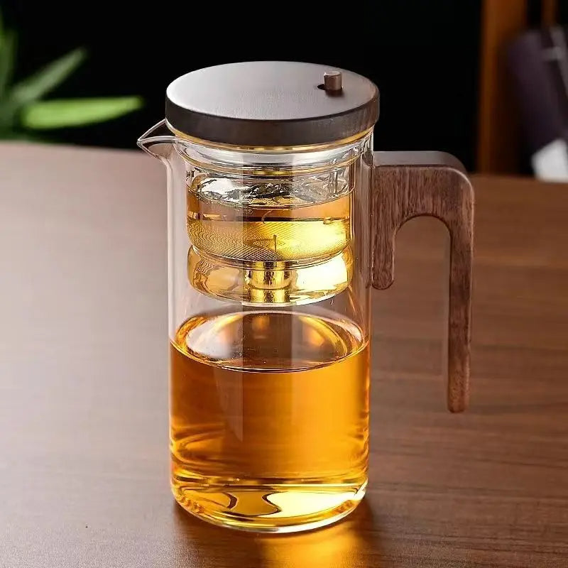 Teiera in Vetro con Infusore — Eleganza e Semplicità Quotidiana 