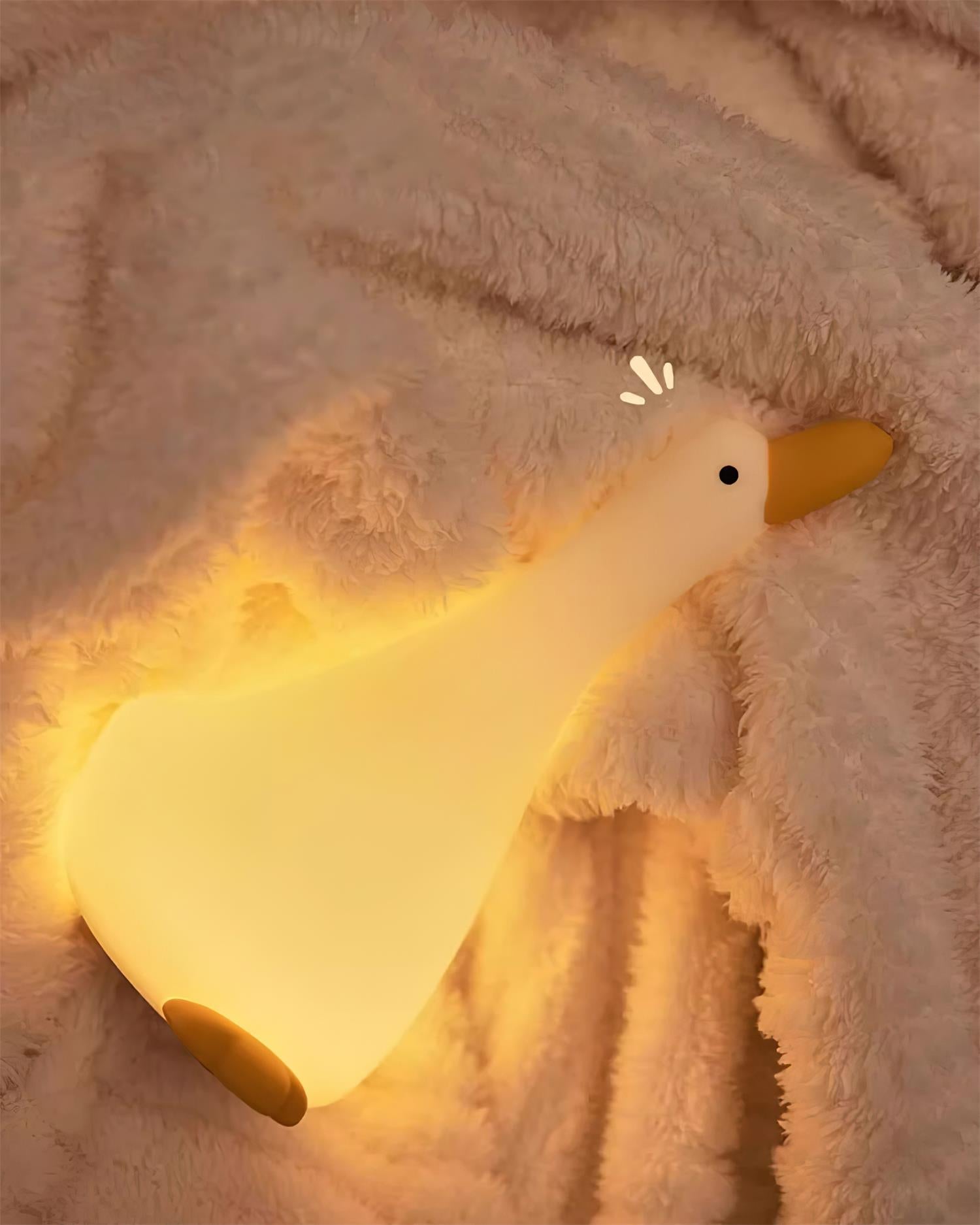 Veilleuse Oie Enchantée — Lumière Tactile & Design Apaisant