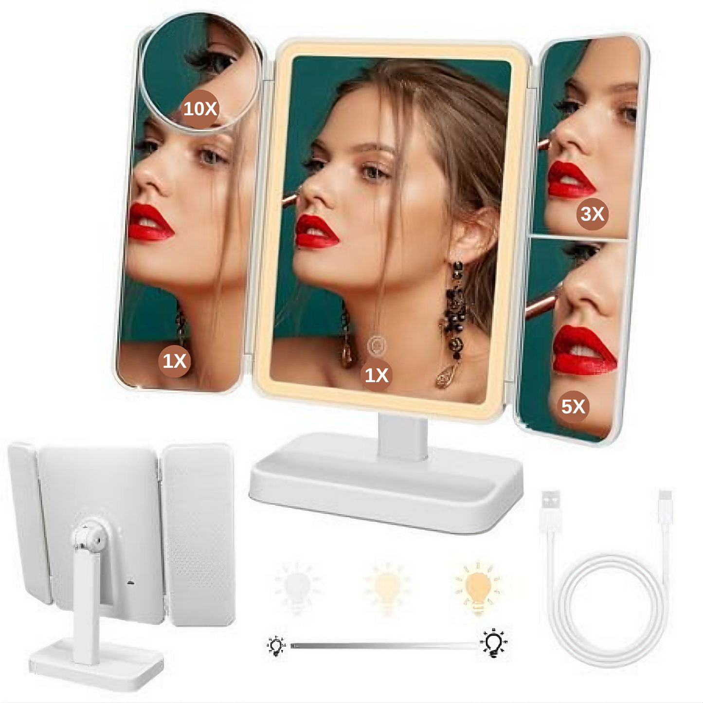 Miroir Intelligent — Éclairage LED Et Affichage Moderne