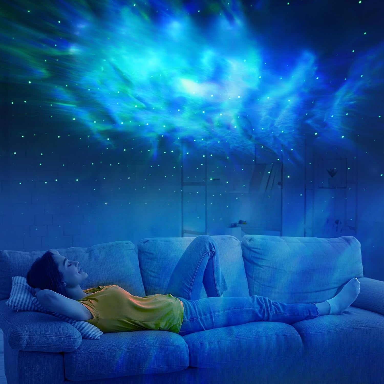 LED projektor – Relaxační galaxie atmosféra 
