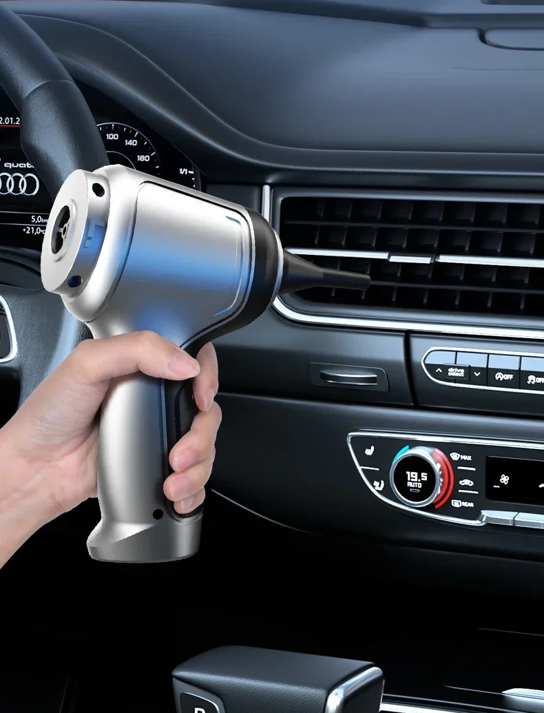 Aspiradora de Coche Portátil – Limpieza Eficaz y Sin Cable 