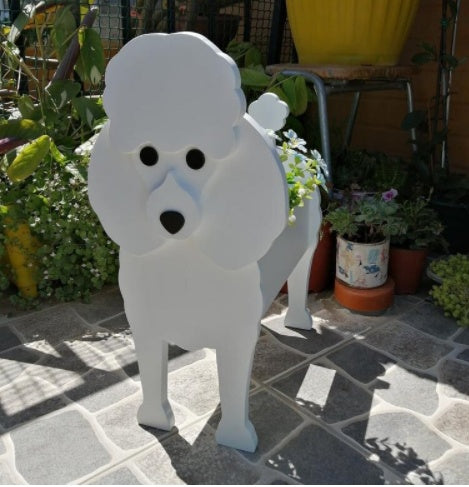犬の形をしたオリジナルプランター 