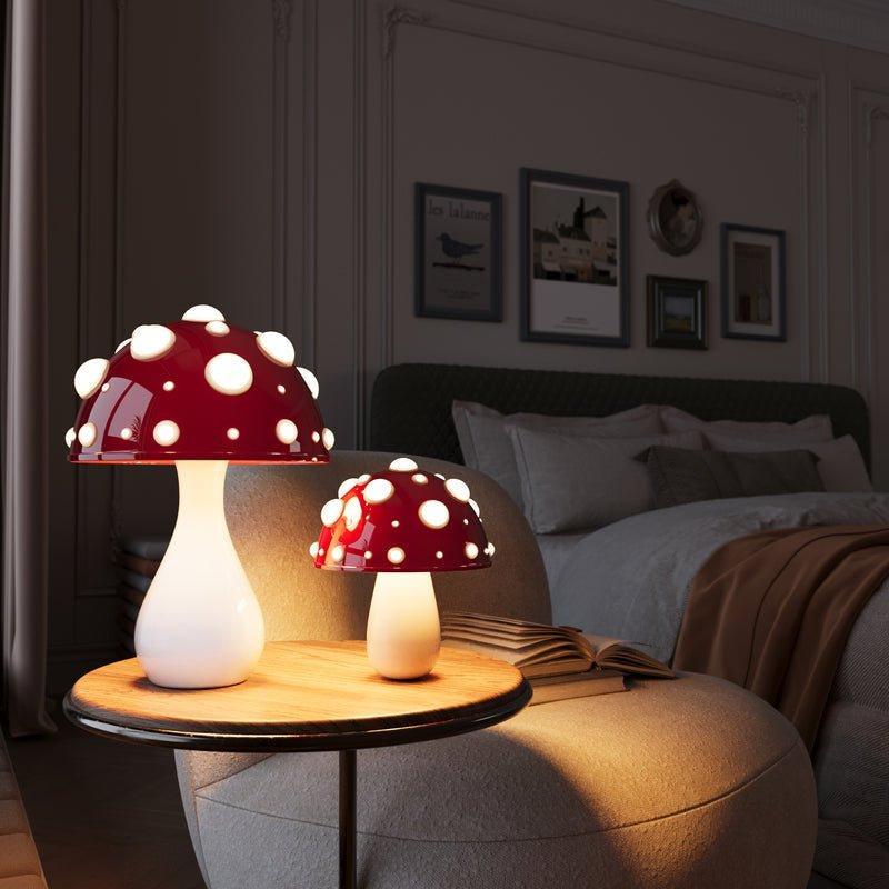 Lámpara de Mesa Champiñón – Iluminación Suave y Estilo Original 