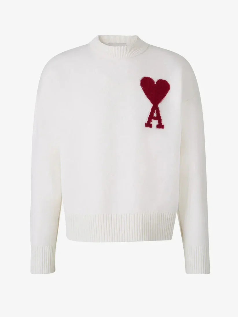 Milovaný | Unisex sveter – Symbolické srdce a trendový štýl 