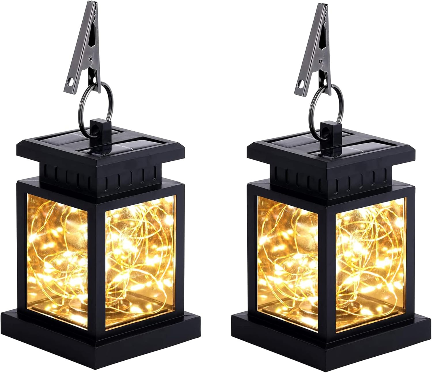 Závěsná solární lampa — Osvětlení zahrady a terasy 